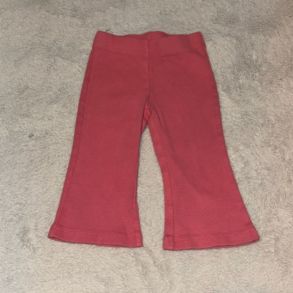 George ribbed flare leg pants 6-12 months